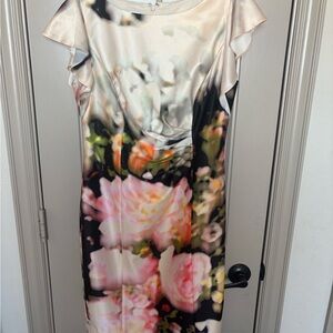 Kay Unger Floral Dress